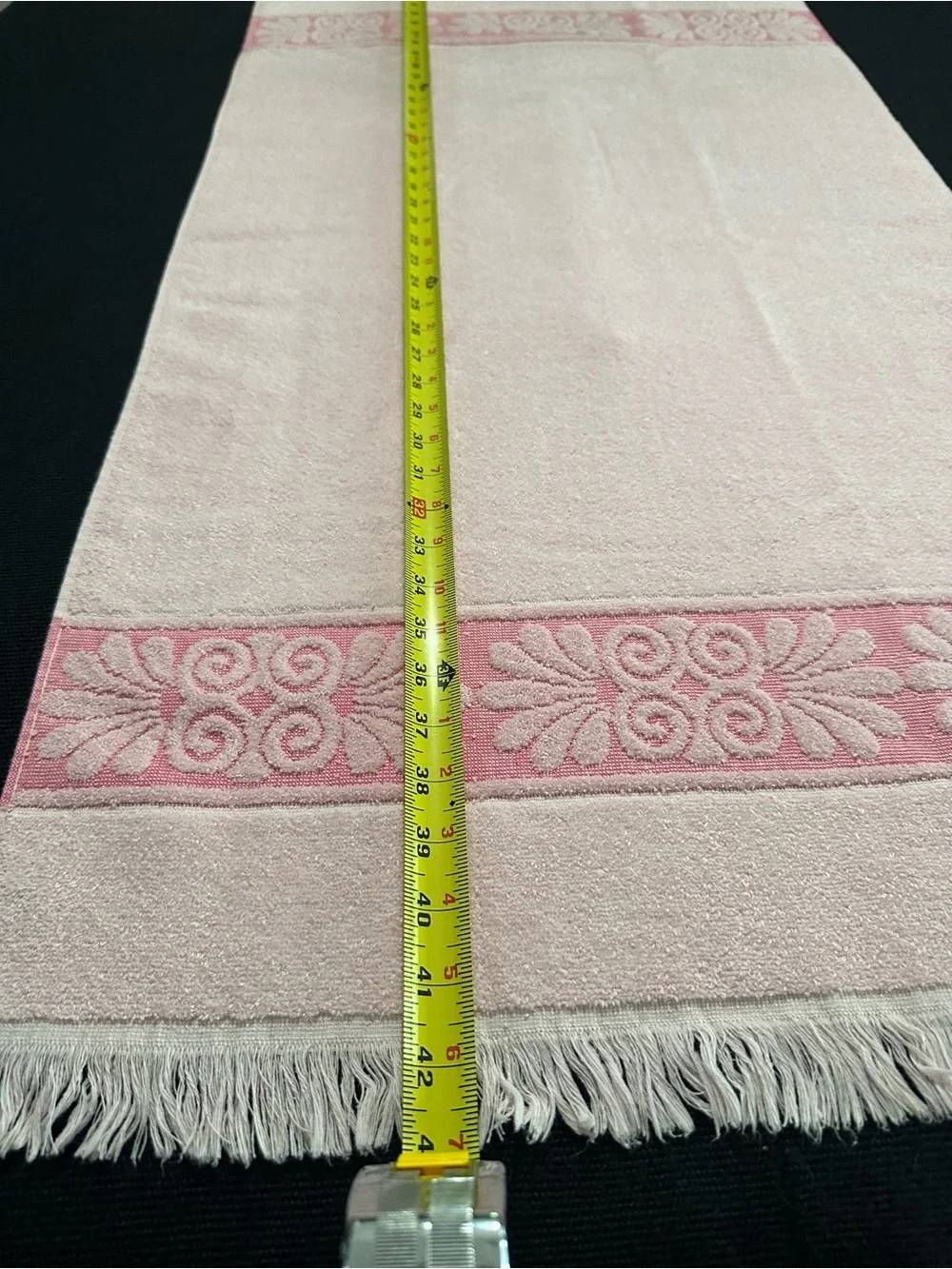 Vintage Cannon Monticello “Santa Cruz” Pink Bath Towel Excellent Vtg condition